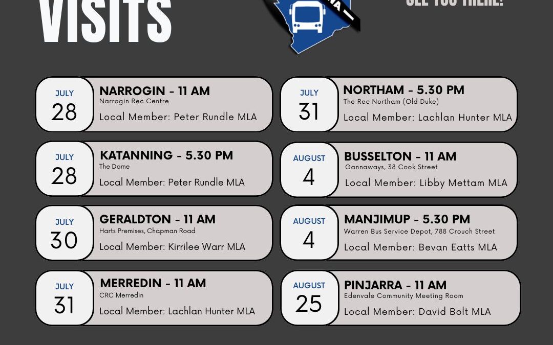 2025 BusWA Regional Meetings